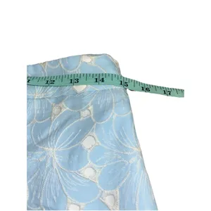 Tuckernuck Silas Blue Eyelet Cotton Midi Skirt Medium thumbnail 7