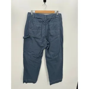 Old Navy‎ Blue Cargo Pants Women Sz 12 High Rise Straight Gorpcore Outdoors thumbnail 2