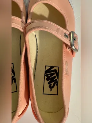 Vans Peach Mary Jane Platform Flats with Buckle size M6.5 W8 NWOB thumbnail 13
