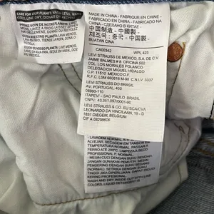 Levi’s 501 SZ W27 L27 Patchwork Jeans Ragged Lands Button-Fly Distressed Frayed thumbnail 9