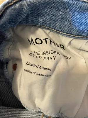 Mother the Insider Crop Step Fray Jeans in Limited Edition Size 31 thumbnail 9