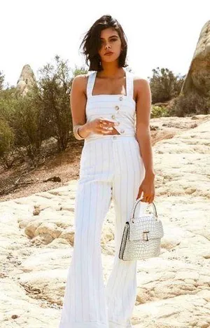 Lucca Couture Isla White Wide Leg Pants thumbnail 1