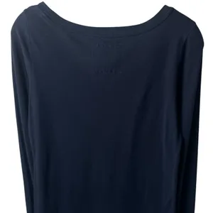 Y2K Hollister Co. Navy Long Sleeve Spellout Academia Preppy Coastal Comfort M thumbnail 7