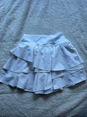 Aerie offline skirt white flowy thumbnail 3