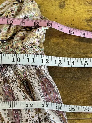 Rue21 Dress Mini Small Sleeveless Summer Winter Brown Cotton Short Boho Festival thumbnail 9