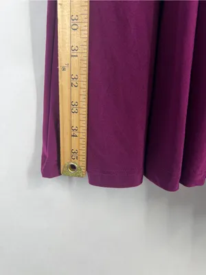 NWT Soma Draped Waist Henna Plum Soft Dress XL thumbnail 12