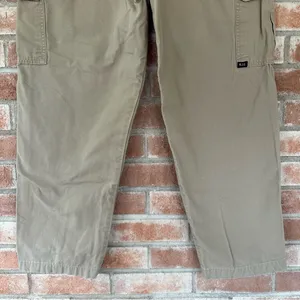 5.11 Tactical Cotton Utility Straight Pants Canvas Khaki Womens 14 Cargo Uniform thumbnail 7