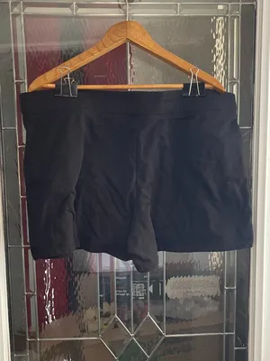 32 Degrees Cool Womens Black Workout Shorts Sz XXL Pockets Drawstring Gym Yoga thumbnail 2