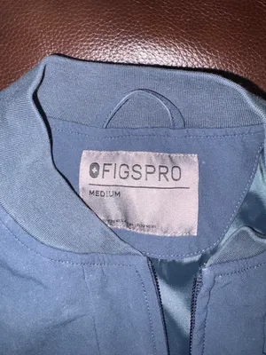 Figs Scrubs Figs Pro Line Dark Harbor Jacket Medium thumbnail 3
