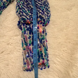 Zara Limited Edition 2019 Multicolored Sequin Mini Dress Size XS - NWT thumbnail 14