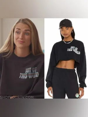 Boys Lie Not of This World Cropped Sweatshirt ASO Kelsea Siesta Key OS thumbnail 2