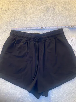 Athleta Crossroads‎ Short Black Featherweight Stretch Size Small NWT thumbnail 3