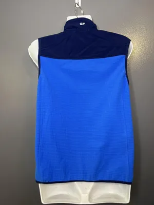 Vineyard Vines Vest Womens Large Blue Fleece Full Zip Windbreaker 300042 thumbnail 8