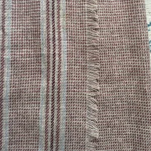 Purple Vintage Wool Plaid Wrap Midi Skirt 8 thumbnail 4