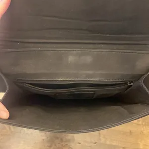 Etienne Aigner Black‎ Leather and Fabric Shoulder Bag thumbnail 3