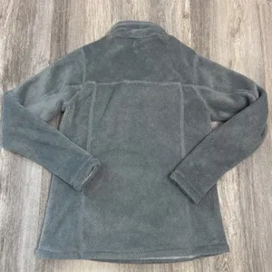 Patagonia Womens Re-Tool Snap-T‎ Fleece Pullover Grey Medium thumbnail 3