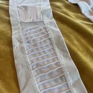 Alo white leggings size Small full length Moto Style And Details thumbnail 2