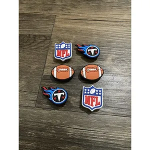 Crocs Tennessee Titans Football Team Sports Charm For Shoe Charms - 6 Pieces thumbnail 1