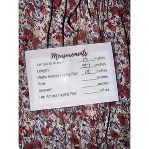 Promesa Floral Maxi Dress Burgundy Long Sleeve Square Neck Smocked Back Large thumbnail 6