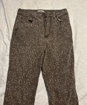 Love, Fire Leopard Print Jeans thumbnail 1