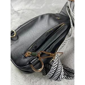 Black Monogram G Mini Backpack Sling Bag Hidden Zipper Compact Travel Pack Chic thumbnail 8
