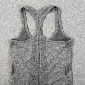 New Balance Gray Racerback Tank Top Women's Medium Running Active Gym Workout thumbnail 8