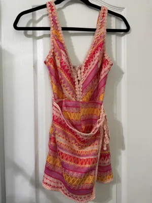 FashioNova Crochet Vacation Romper thumbnail 4