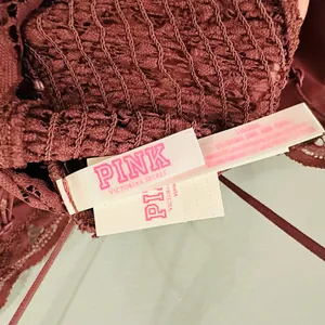 VICTORIA'S SECRET PINK Sz Large Lace Bralet Dusty Rose New With Tags thumbnail 7