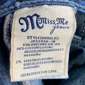 Miss Me Jeans Womens Sz 28‎ boot cut denim Embellished stitiching flap Pockets thumbnail 5