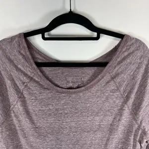 Free People We‎ the Free 3/4 Sleeve Crop Top Purple Womens Size Large Boho thumbnail 2