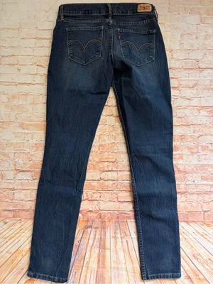 Levi’s | 524 Women’s Dark Blue Skinny Jeans thumbnail 4