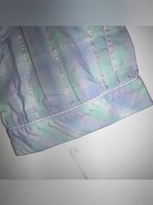 Victoria's Secret Aqua & Purple Pastel Plaid Flannel Pajama Set Women's Small‎ thumbnail 14