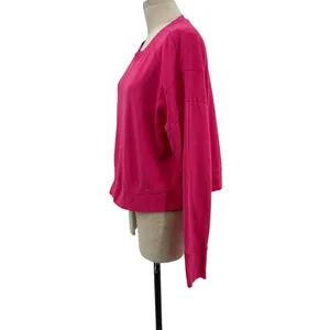Sweaty Betty After Class Crop Sweatshirt Bright Pink Size‎ US 10 / Large thumbnail 5