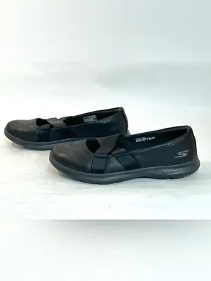 Skechers GoStep Dainty Slipon MaryJane Flats in Black size 9 thumbnail 3
