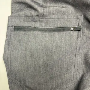 FIGS Heather Grey High Waisted Jogger Medical Scrub Pull-On Cargo Pant PO3743-XS thumbnail 4