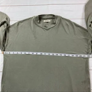 Madewell Tatiana Mock Neck Long Sleeve Top Size Medium thumbnail 8