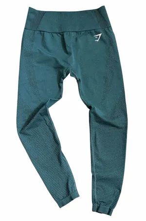 Gymshark Vital Seamless 2.0 Leggings Teal Green High Waisted Sculpt Size Small thumbnail 1