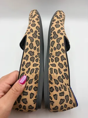 Rothy’s The Loafer Leopard Animal Print Knit Slip On Comfort Flats Women 7 thumbnail 4