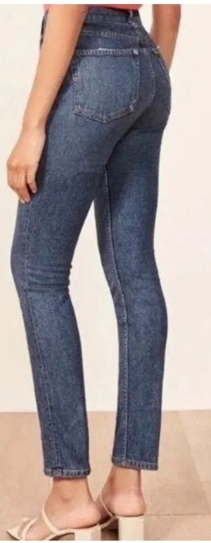 Reformation Serena High Rise Skinny Jeans thumbnail 1