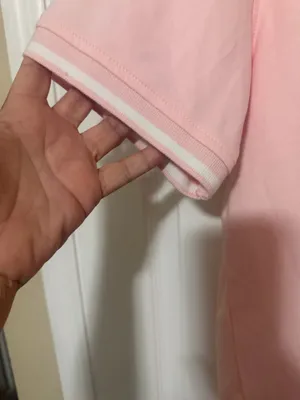 Tommy Hilfiger Men's Pink Tipped Polo Shirt Size XL thumbnail 3