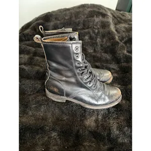 Frye Women's Veronica Flex Combat Boot Black Size 8.5 B thumbnail 3