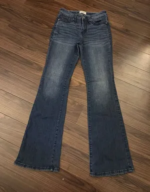 Shyanne embellished flare jeans size 27 women thumbnail 1