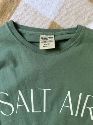Comfort Wash Taylor Swift August Salt Air Lyrics Long Sleeve thumbnail 5