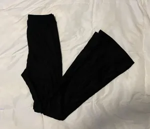 Flare Black Pants Size XS thumbnail 1