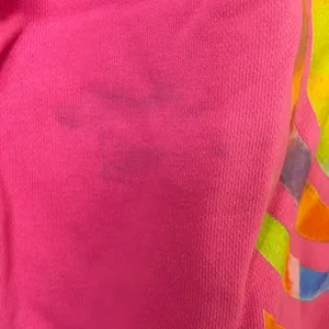 Nirvana Pink Graphic Sweatshirt Smiley Face Tie Dye Logo Cotton Pullover Large thumbnail 4