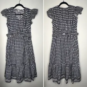 Crown & Ivy Printed Midi Dress Size Petite Medium thumbnail 2