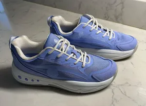 Easy Spirit Blue and White Athletic Shoes with Cushioned Sole thumbnail 2