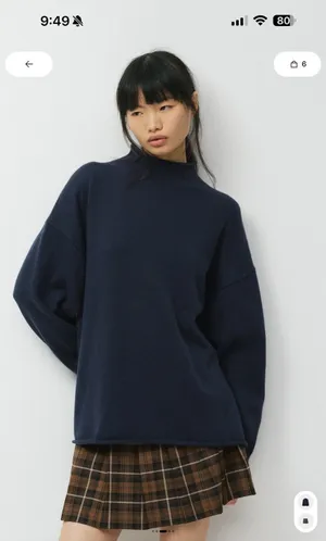 Aritzia Mockneck Sweater thumbnail 1