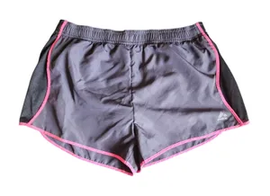 RBX Womens Running Shorts Gray Pink‎ X-Dri Mesh Trim Athletic Size M thumbnail 1