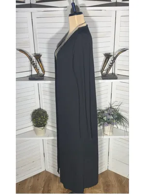 Vintage Y2K extra long cardigan lightweight open gothic whimsigoth Alt punk M thumbnail 4